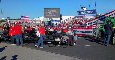 Trump , Whatley attack Cooper at NC rally over inmate release